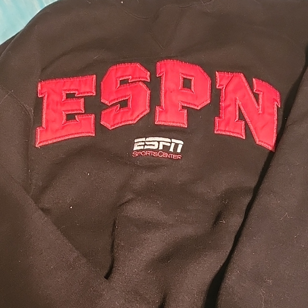 ESPN Black Jacket with Red Logo